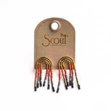 Load image into Gallery viewer, Chromacolor Miyuki Rainbow Fringe Earrings