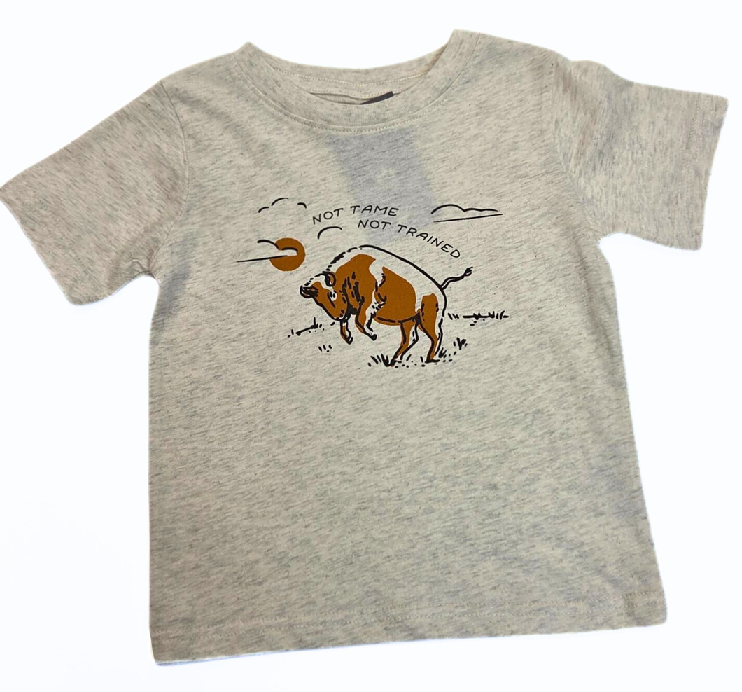 Not Tame, Not Trained Kids Tee