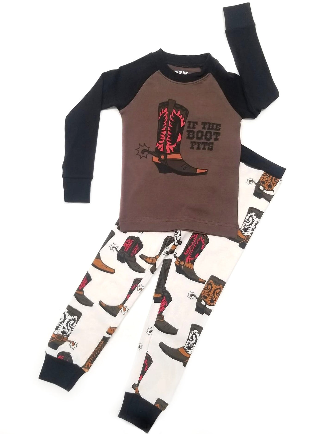If The Boot Fits Boy Toddler PJ Set