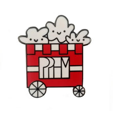 Load image into Gallery viewer, PPHM Popcorn Wagon Enamel Pin