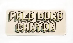 Palo Duro Canyon Supergraphic Sticker