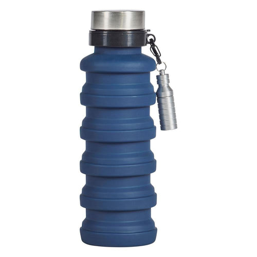 Collapsible Water Bottle and Mini Flashlight